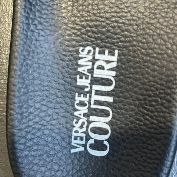 Versace jeans  slides sandals flip flops size 8 - Picture 2 of 4